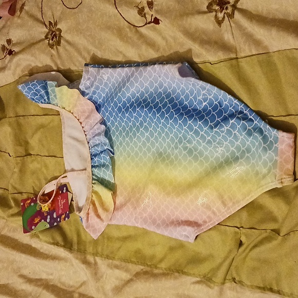 Girls Disney The Little Mermaid Swimsuit - Picture 5 of 5